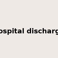 hospital discharge是什么意思