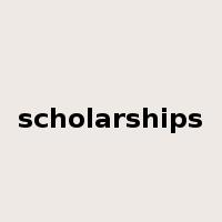 scholarships是什么意思
