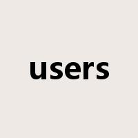 users是什么意思
