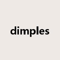 dimples是什么意思