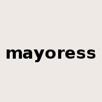 mayoress是什么意思