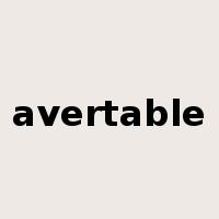 avertable是什么意思