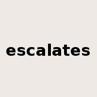 escalates是什么意思