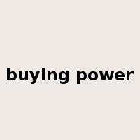 buying power是什么意思