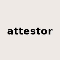 attestor是什么意思