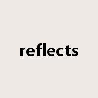 reflects是什么意思