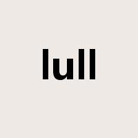 lull是什么意思