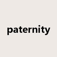 paternity是什么意思