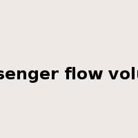 passenger flow volume是什么意思