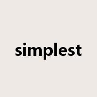 simplest是什么意思