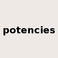 potencies是什么意思