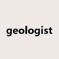 geologist是什么意思
