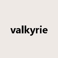 valkyrie是什么意思
