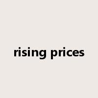 rising prices是什么意思