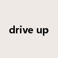 drive up是什么意思