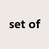 set of是什么意思