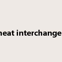 heat interchanger是什么意思