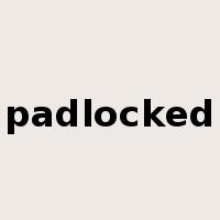 padlocked是什么意思