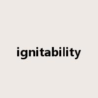 ignitability是什么意思