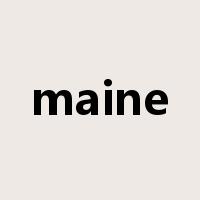 maine是什么意思