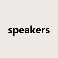 speakers是什么意思