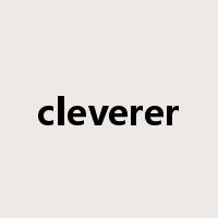 cleverer是什么意思