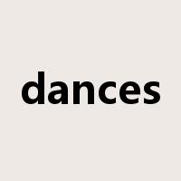 dances是什么意思