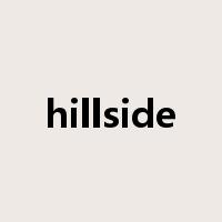 hillside是什么意思