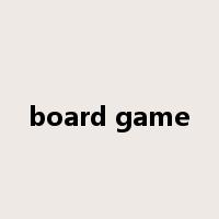 board game是什么意思
