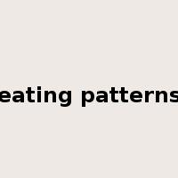 eating patterns是什么意思