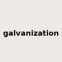 galvanization是什么意思