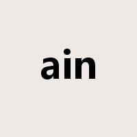 ain是什么意思