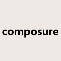 composure是什么意思