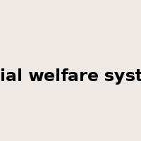 social welfare system是什么意思