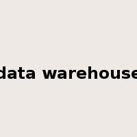 data warehouse是什么意思