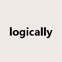 logically是什么意思