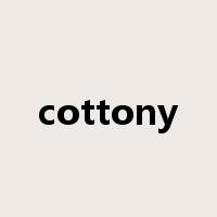 cottony是什么意思