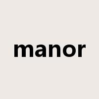 manor是什么意思