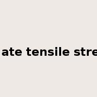 ultimate tensile strength是什么意思
