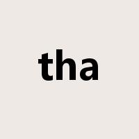 tha是什么意思