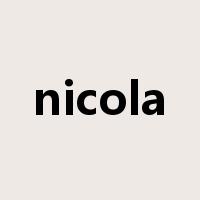 nicola是什么意思
