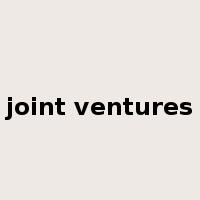 joint ventures是什么意思