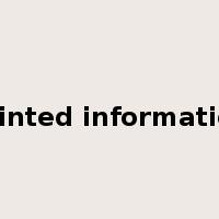 printed information是什么意思