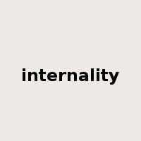 internality是什么意思