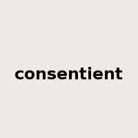 consentient是什么意思