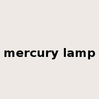 mercury lamp是什么意思