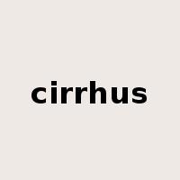 cirrhus是什么意思