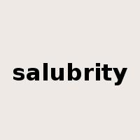 salubrity是什么意思