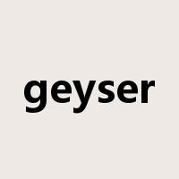 geyser是什么意思