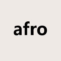 afro是什么意思